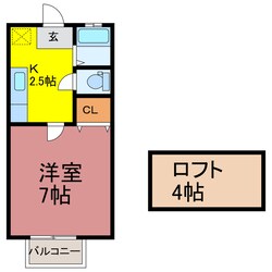 ダテコーポの物件間取画像